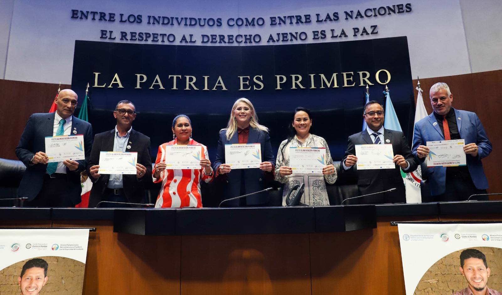 Firman legisladores de Iberoamérica, Latinoamérica y el Caribe el 'Pacto Alimentación Primero'